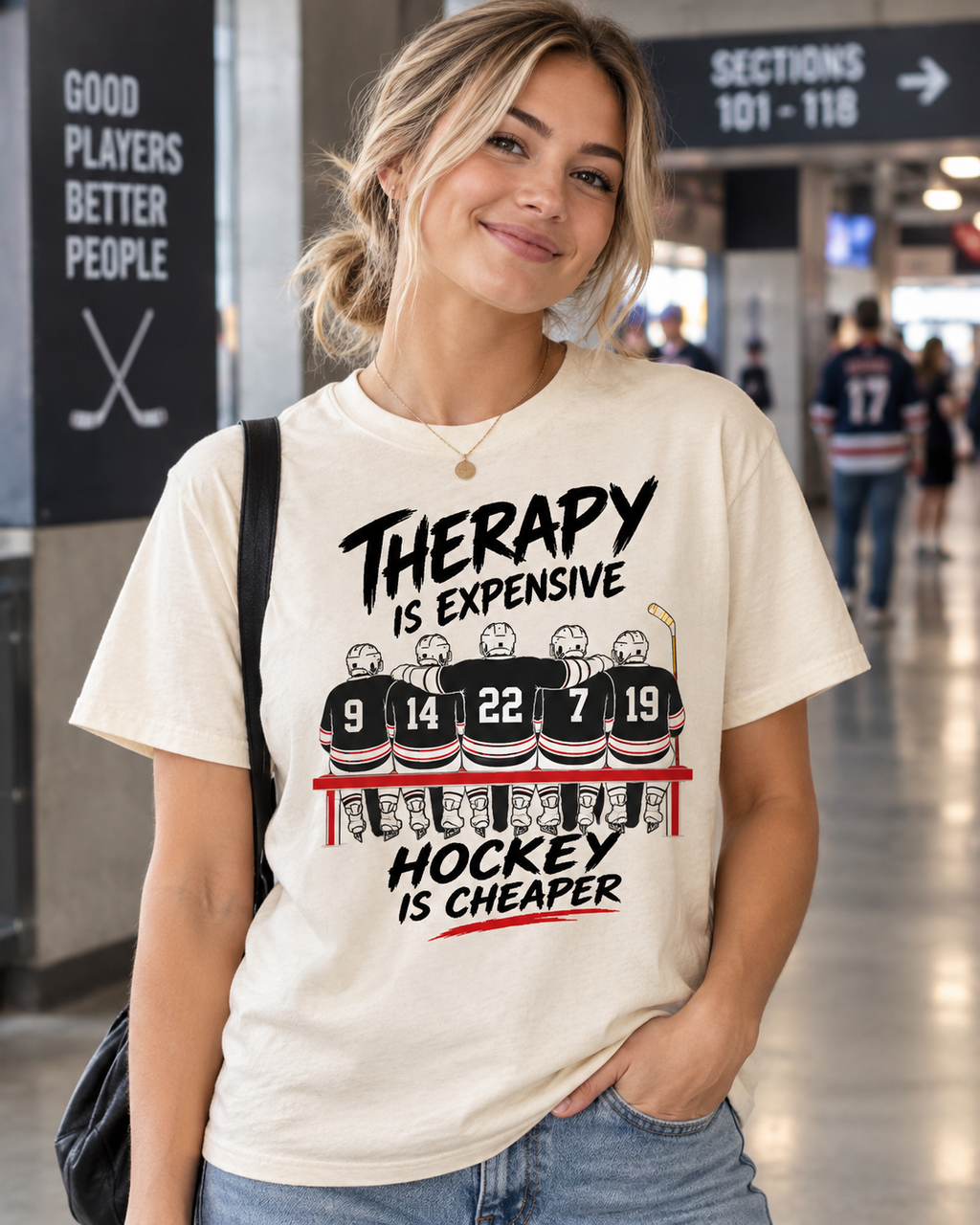 Therapy Is Expensive Hockey Is Cheaper T-Shirt