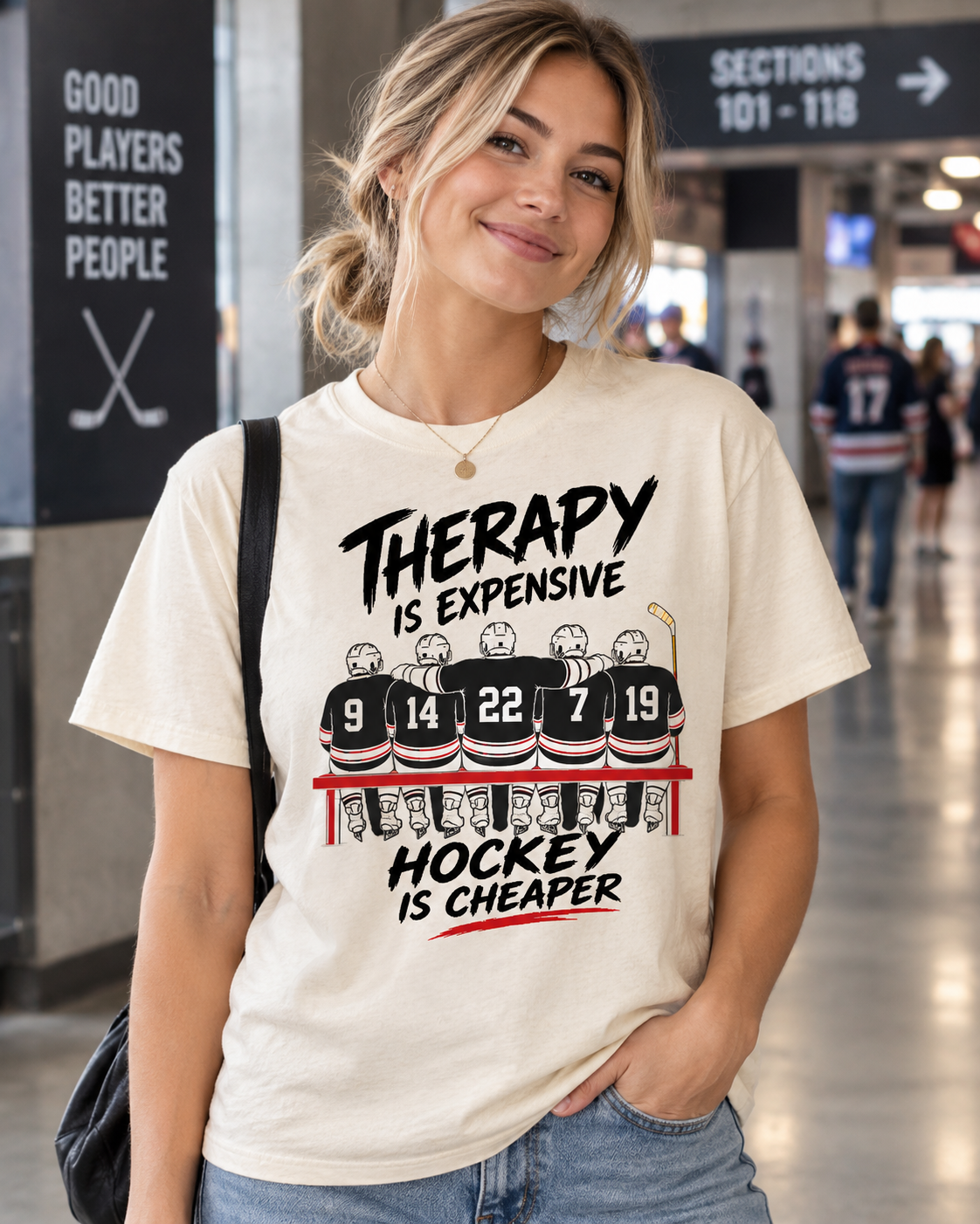 Therapy Is Expensive Hockey Is Cheaper T-Shirt