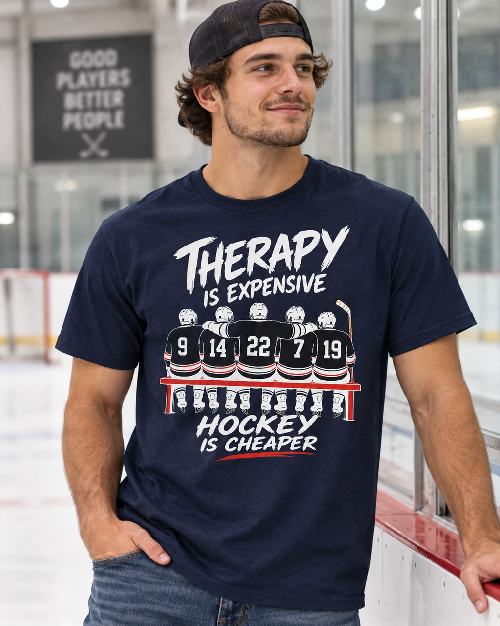 Therapy Is Expensive Hockey Is Cheaper T-Shirt