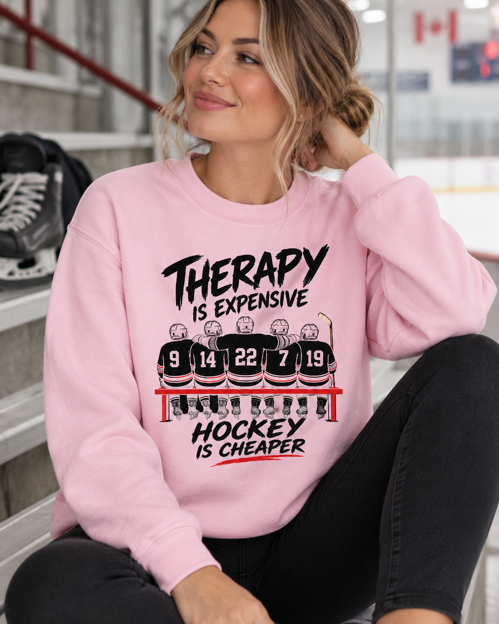 Therapy Is Expensive Hockey Is Cheaper Sweatshirt