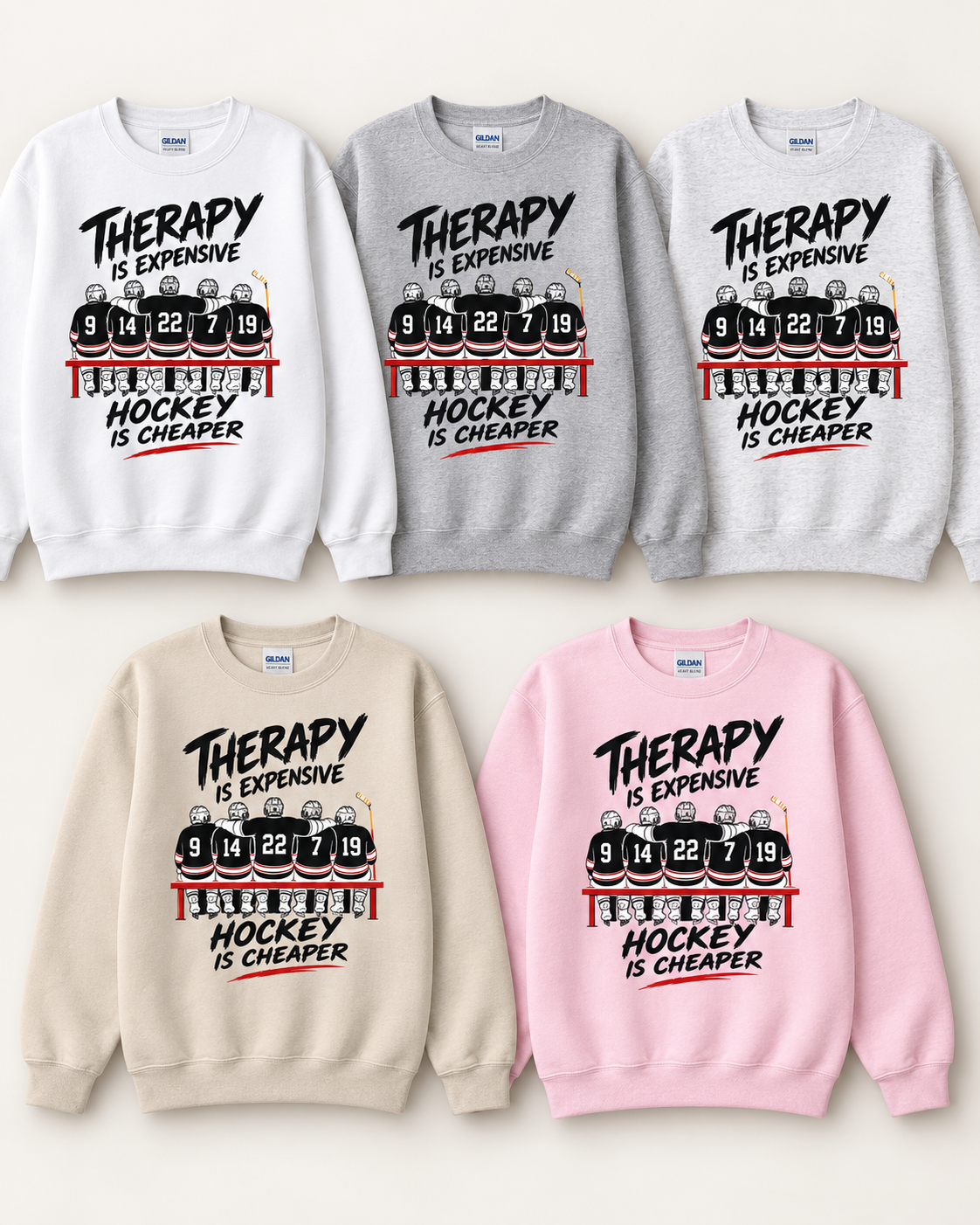 Therapy Is Expensive Hockey Is Cheaper Sweatshirt