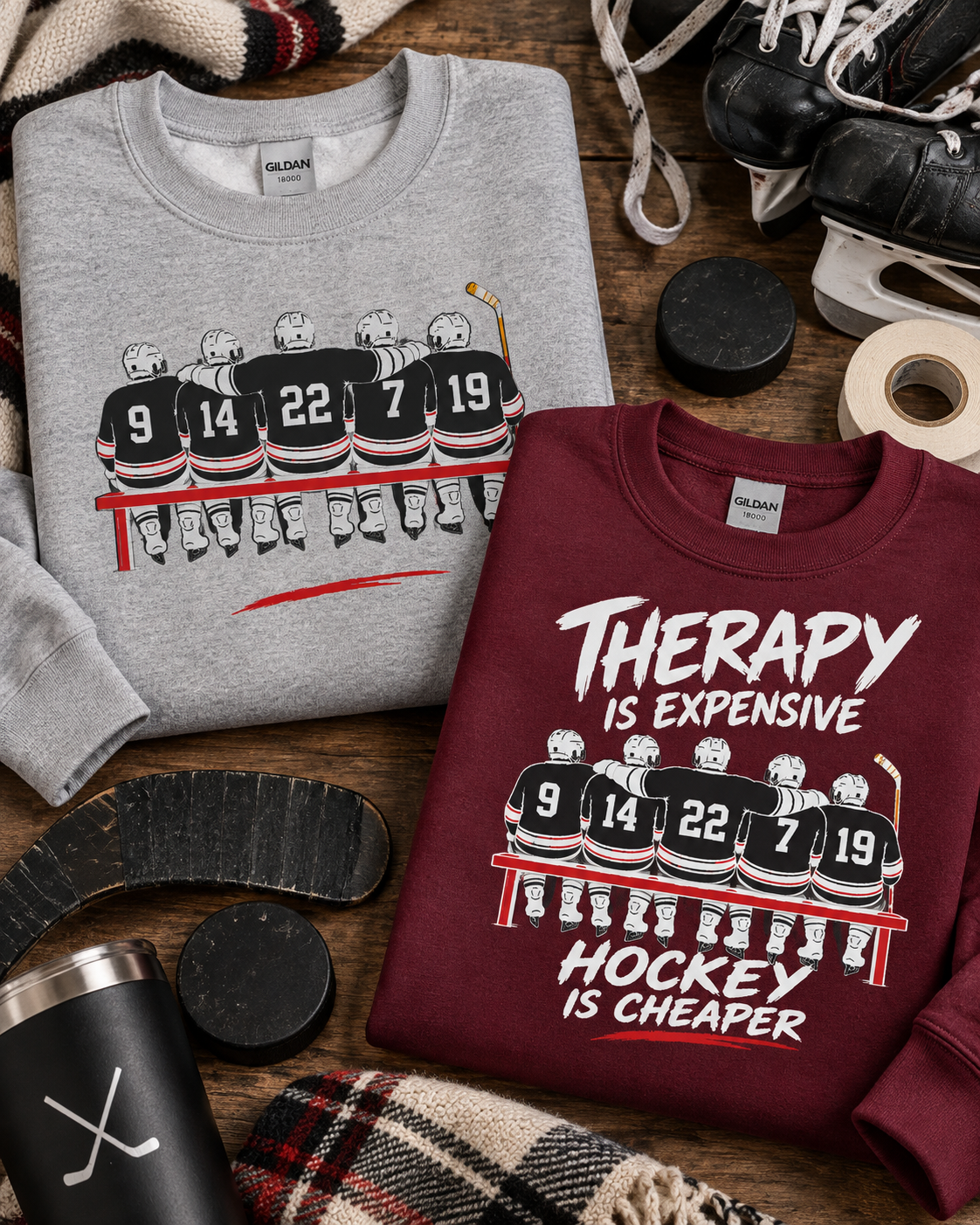 Therapy Is Expensive Hockey Is Cheaper Sweatshirt