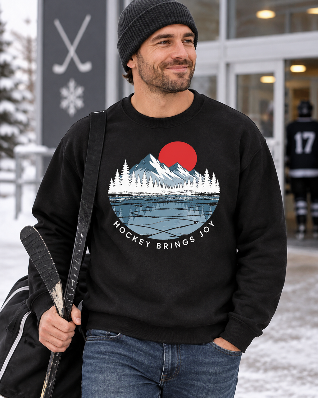 Hockey Brings Joy Pond Hockey Sweatshirt