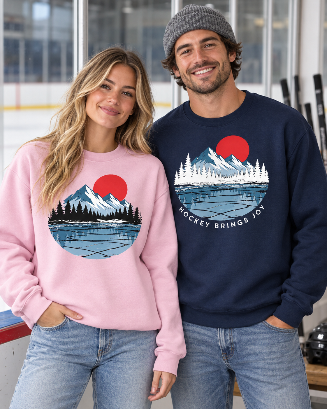 Hockey Brings Joy Pond Hockey Sweatshirt