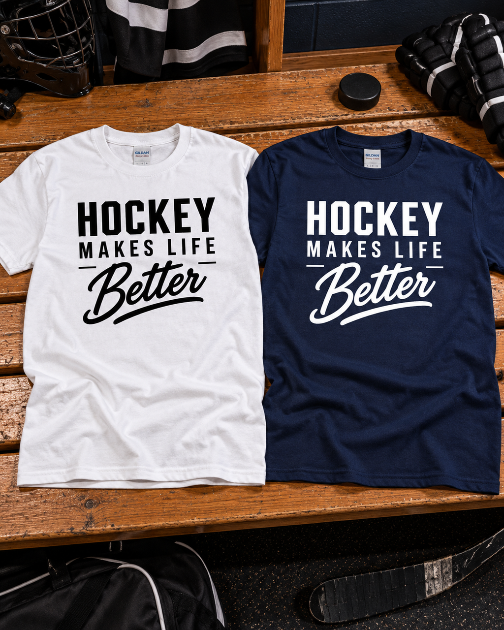 Hockey Makes Life Better Unisex T-Shirt