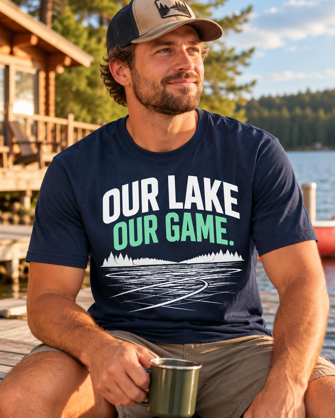 Our Lake Our Game Lake Life T-Shirt