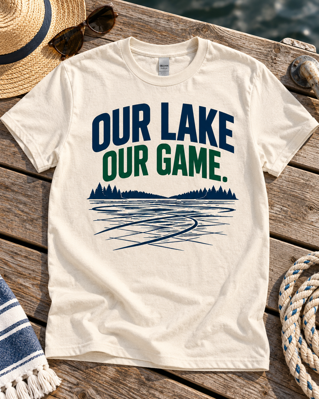 Our Lake Our Game Lake Life T-Shirt