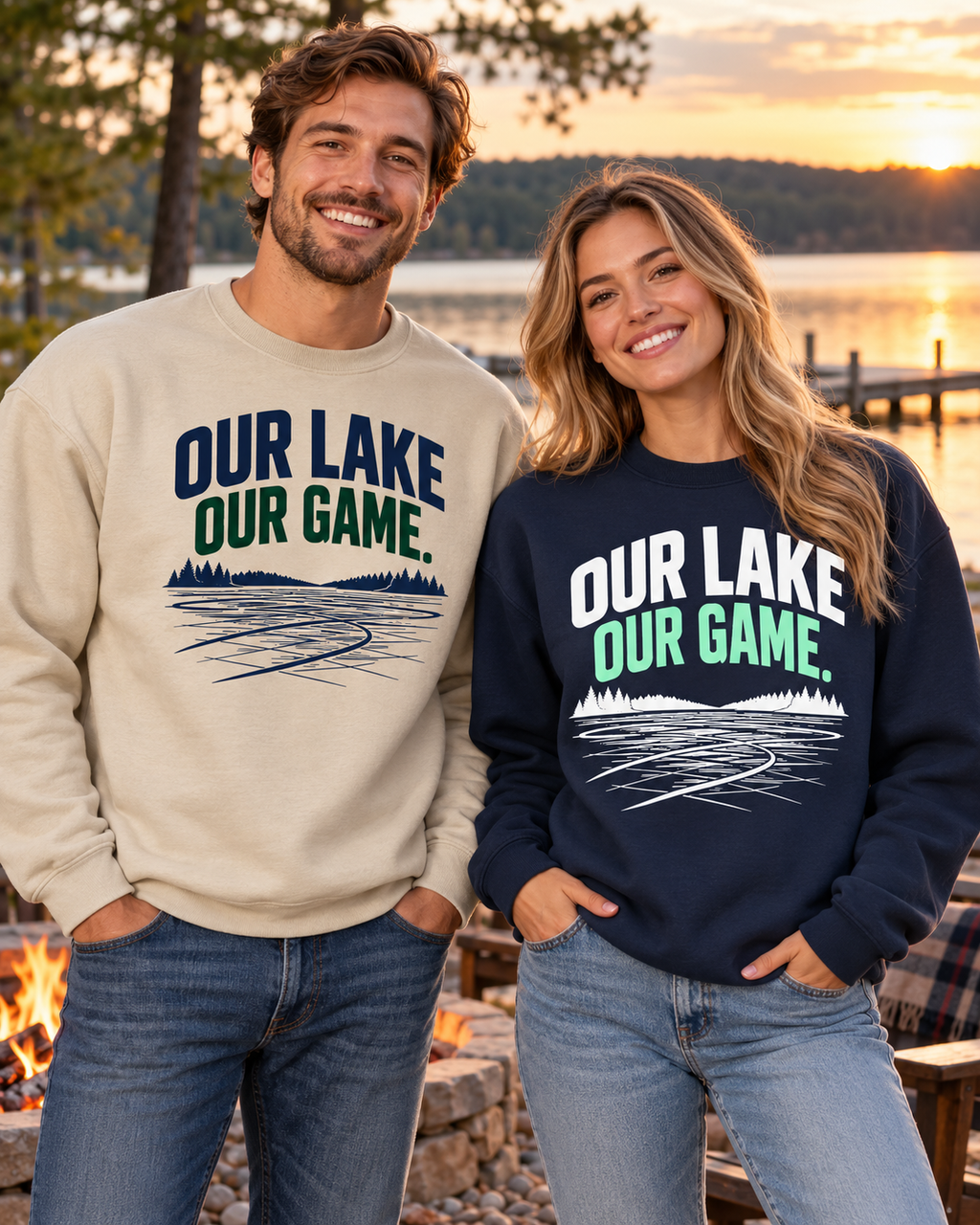 Our Lake Our Game Lake Life Sweatshirt