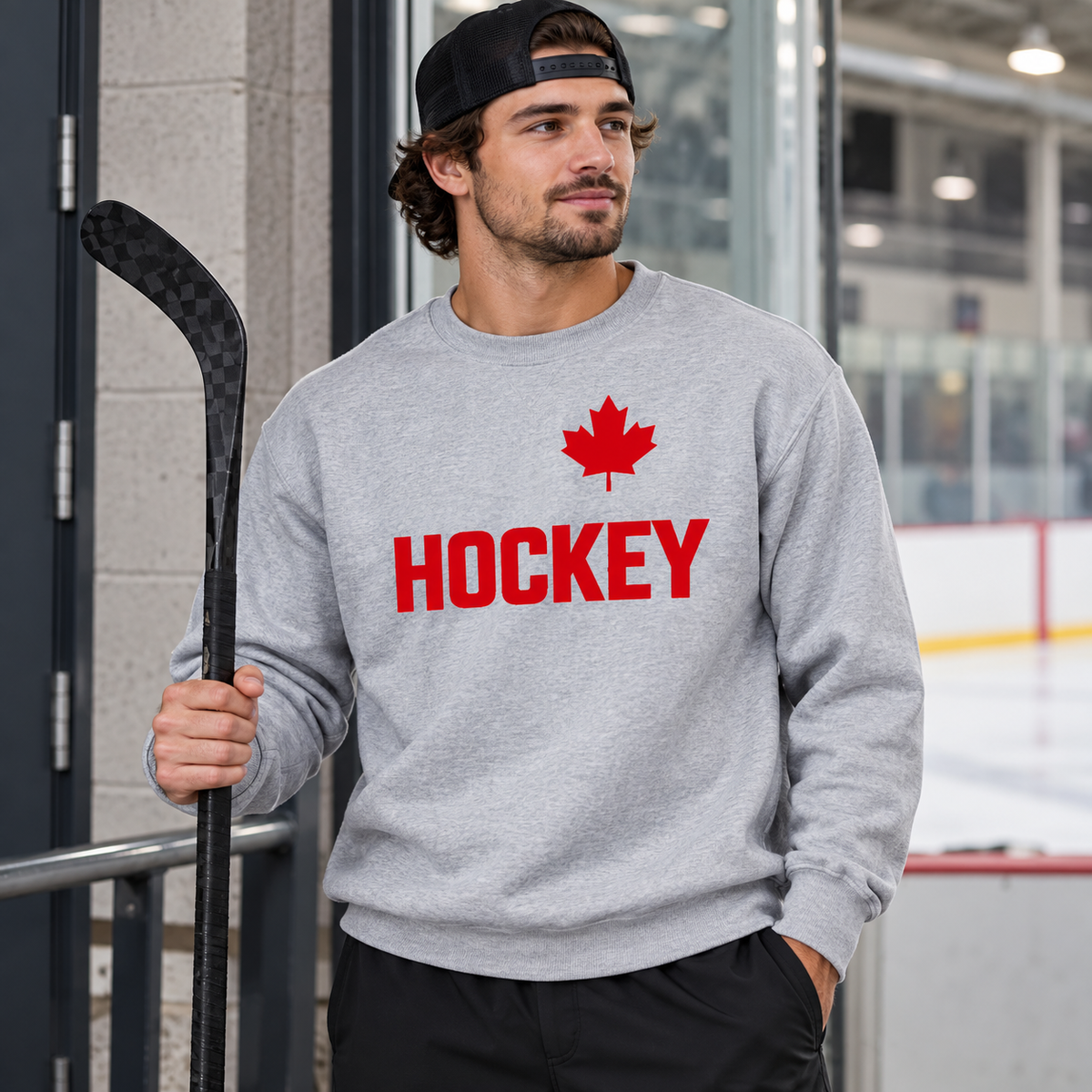 Eat Sleep Hockey Repeat Hockey Sweatshirt