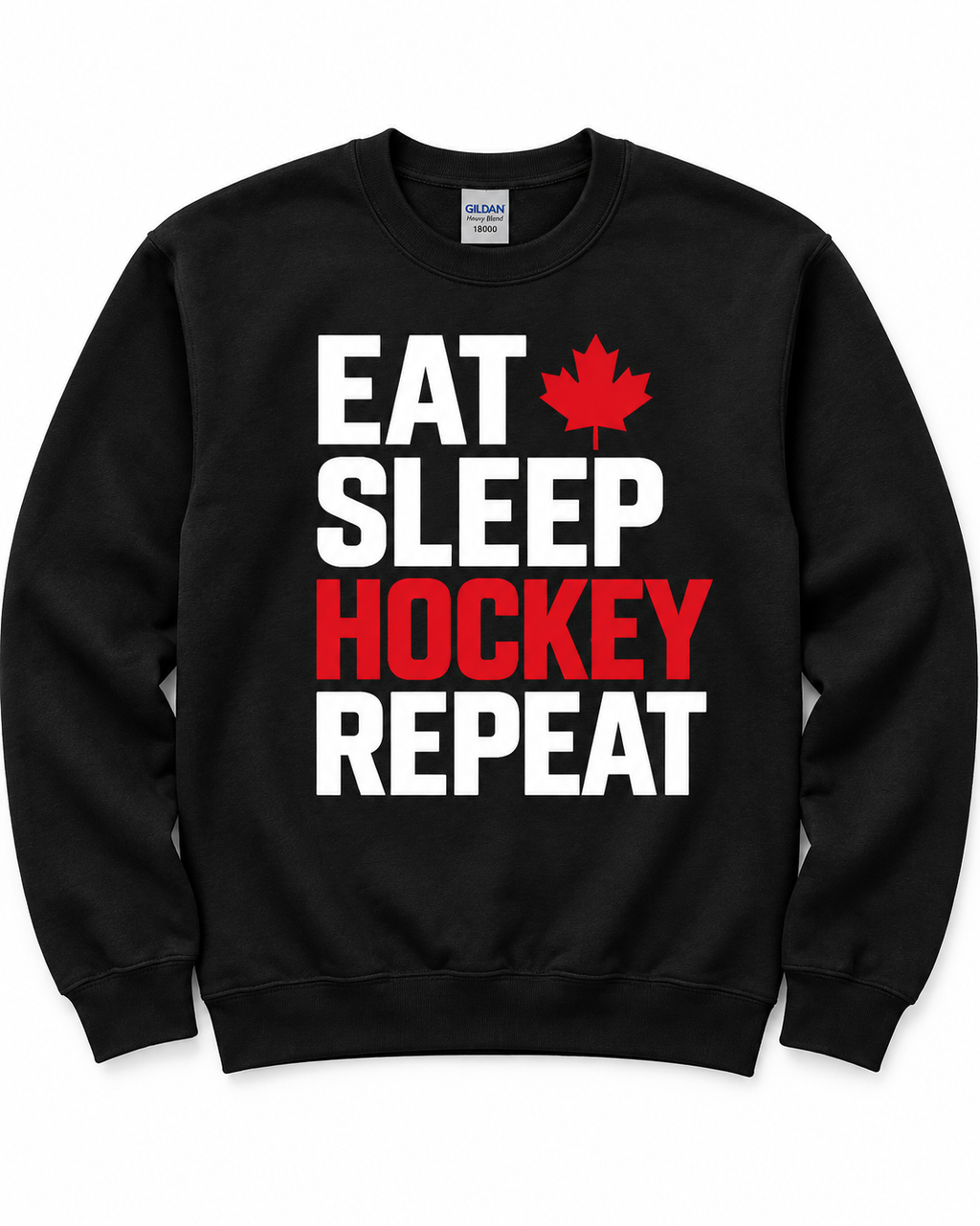Eat Sleep Hockey Repeat Hockey Sweatshirt
