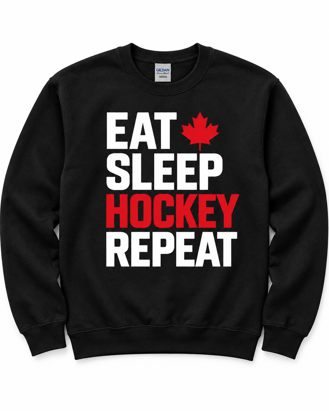 Eat Sleep Hockey Repeat Hockey Sweatshirt