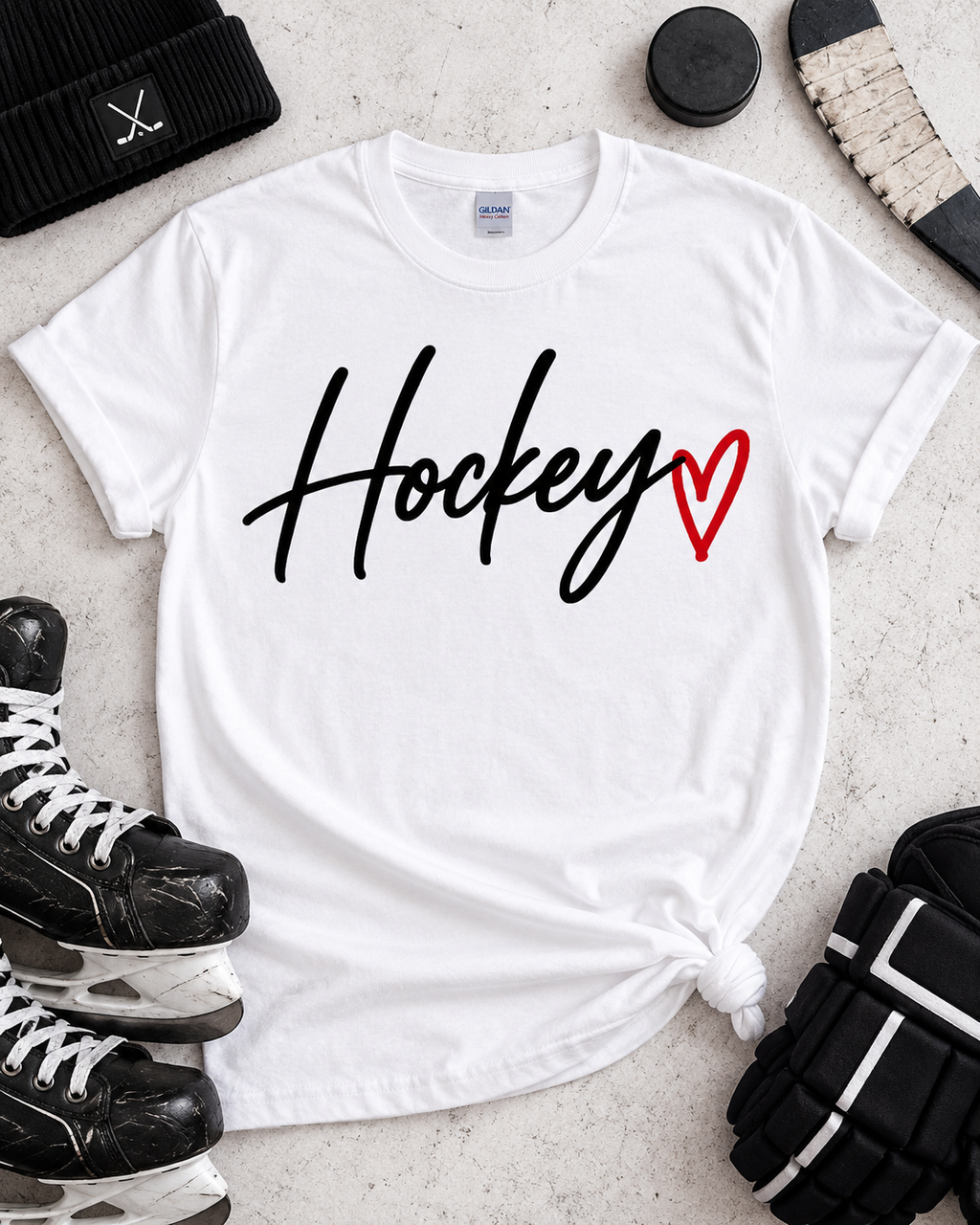 Hockey Heart Unisex T-Shirt