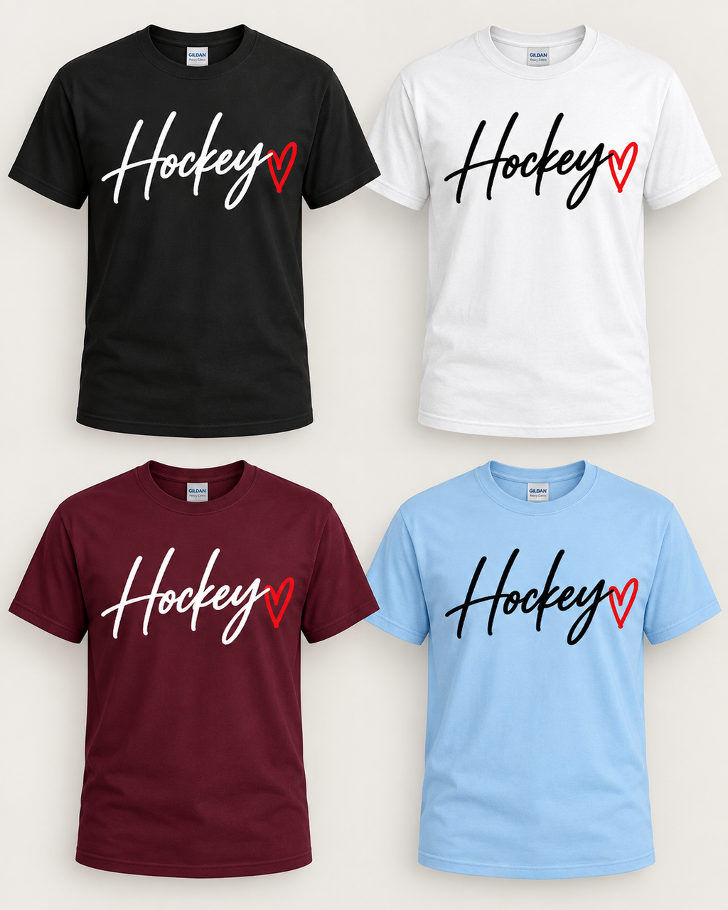 Hockey Heart Unisex T-Shirt