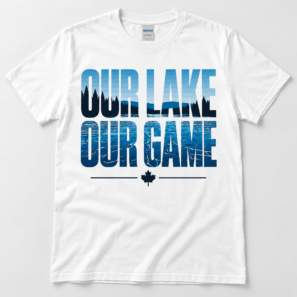Our Lake Our Game Pond Hockey T-Shirt