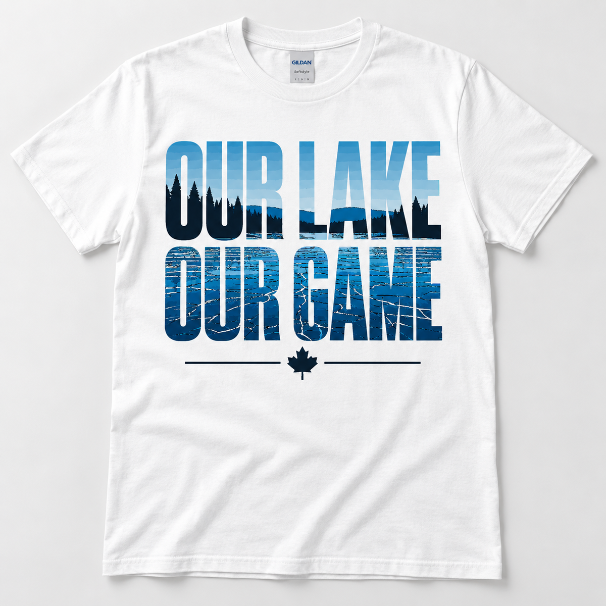 Our Lake Our Game Pond Hockey T-Shirt