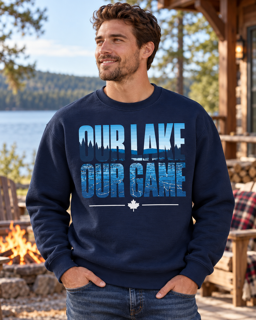 Our Lake Our Game Pond Hockey Sweatshirt