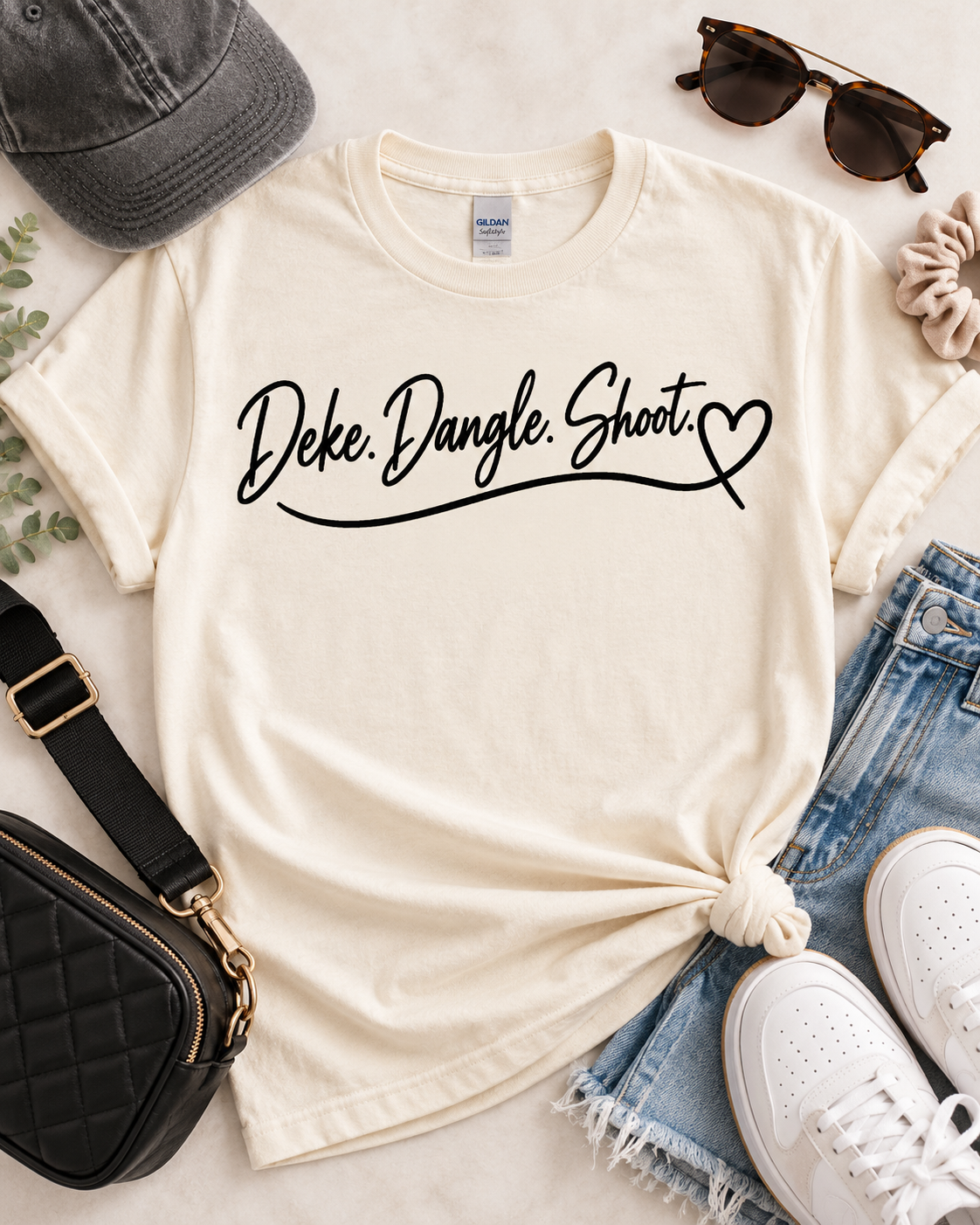 Deke Dangle Shoot Women's Hockey Shirt