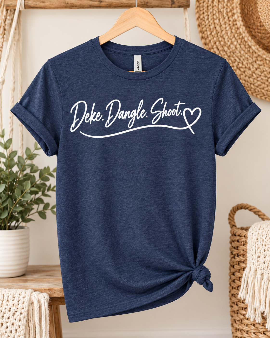 Deke Dangle Shoot Women's Hockey Shirt