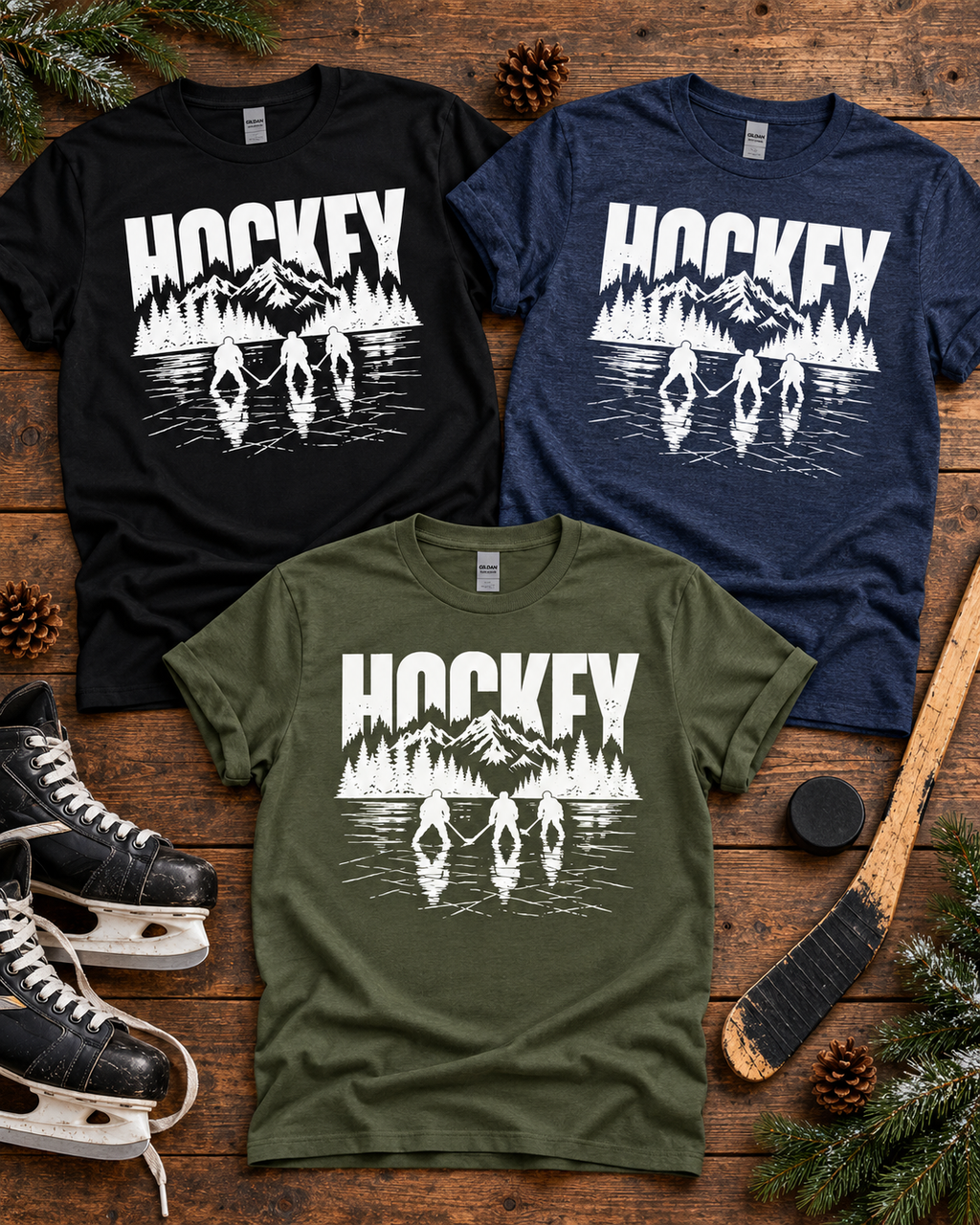 Hockey Mountain Pond Hockey T-Shirt