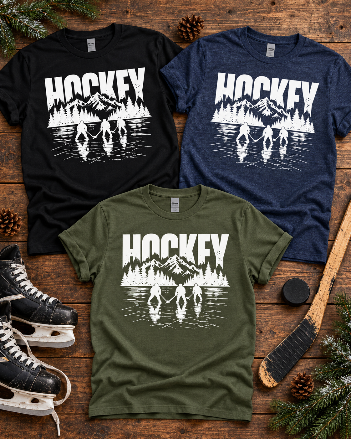 Hockey Mountain Pond Hockey T-Shirt