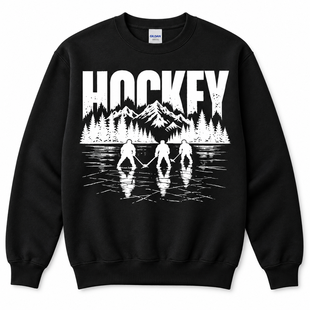 Hockey Mountain Pond Hockey Crewneck Sweatshirt