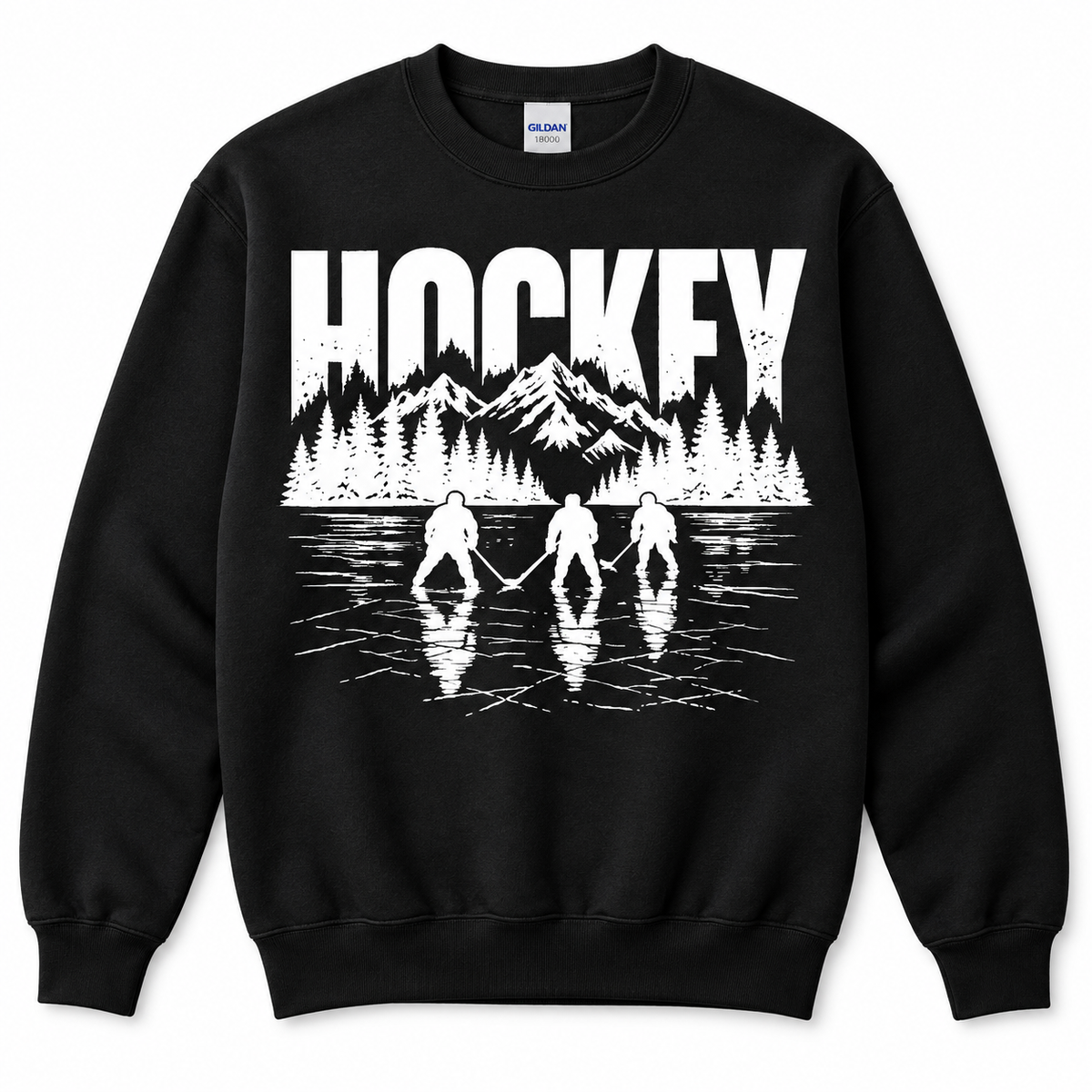 Hockey Mountain Pond Hockey Crewneck Sweatshirt