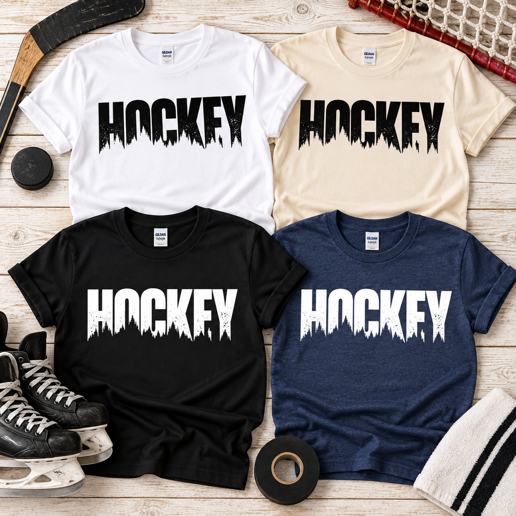 Hockey Forest Graphic T-Shirt