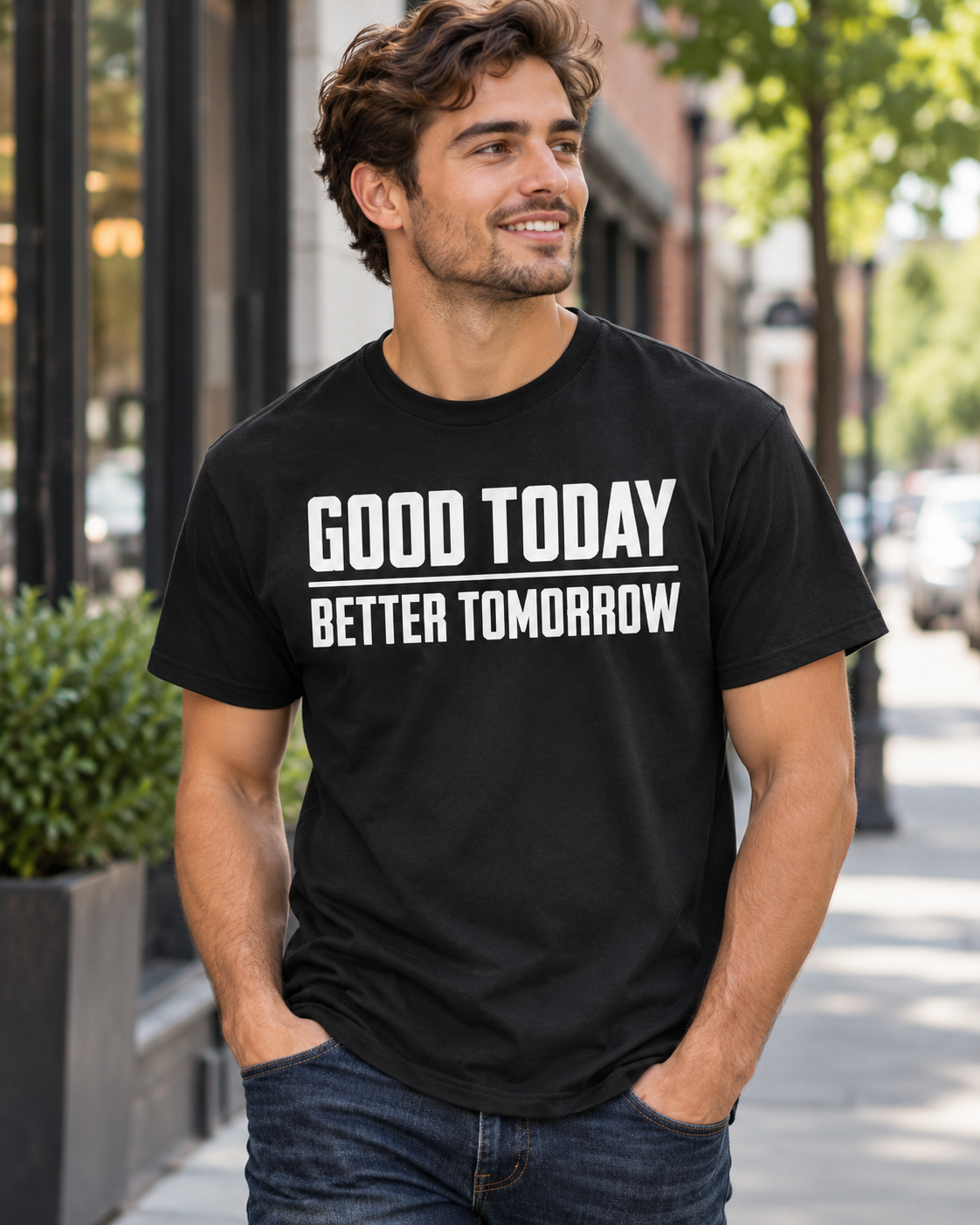 Good Today Better Tomorrow Motivational T-Shirt