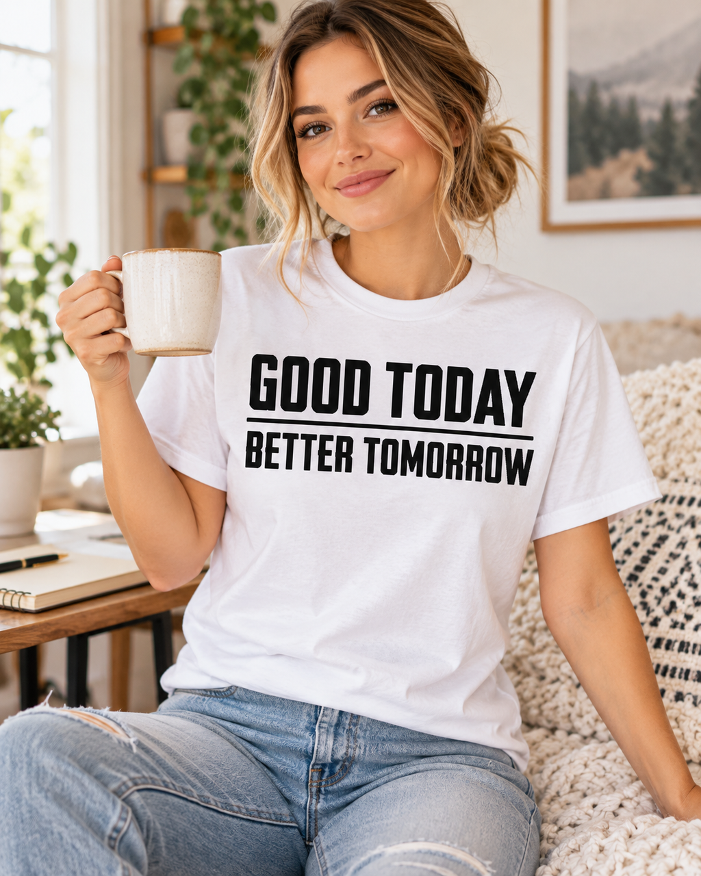 Good Today Better Tomorrow Motivational T-Shirt