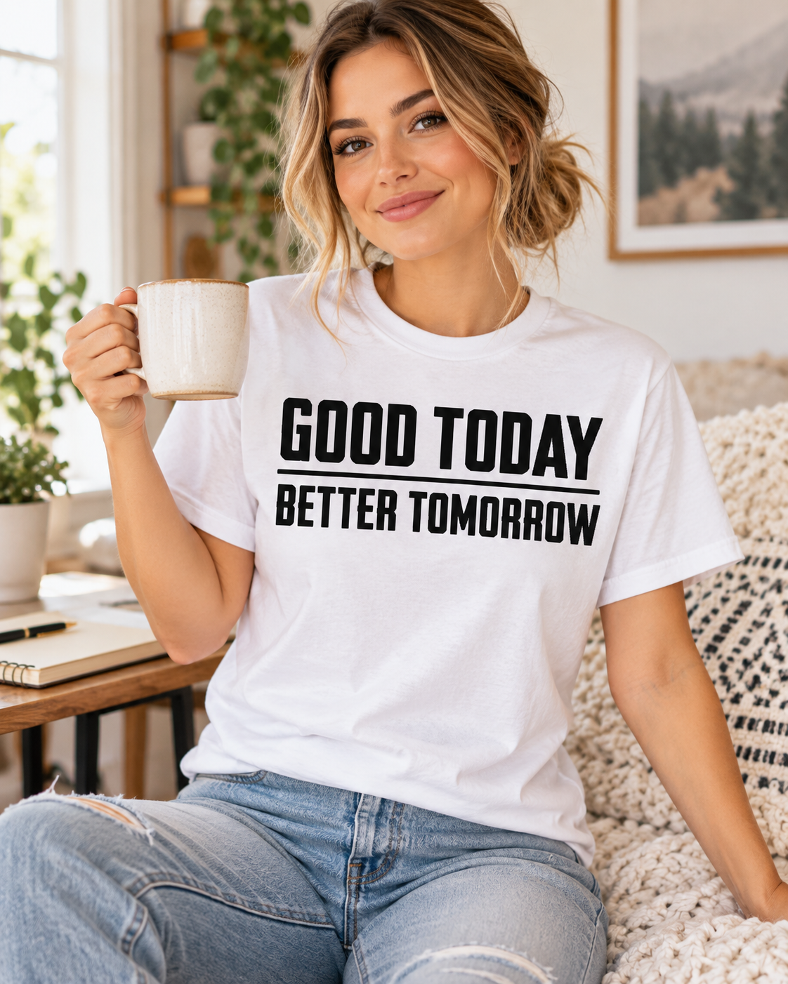 Good Today Better Tomorrow Motivational T-Shirt