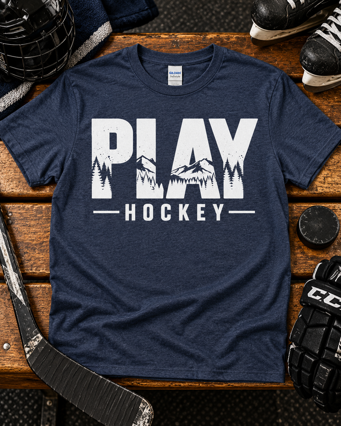 Play Hockey Unisex Hockey T-Shirt