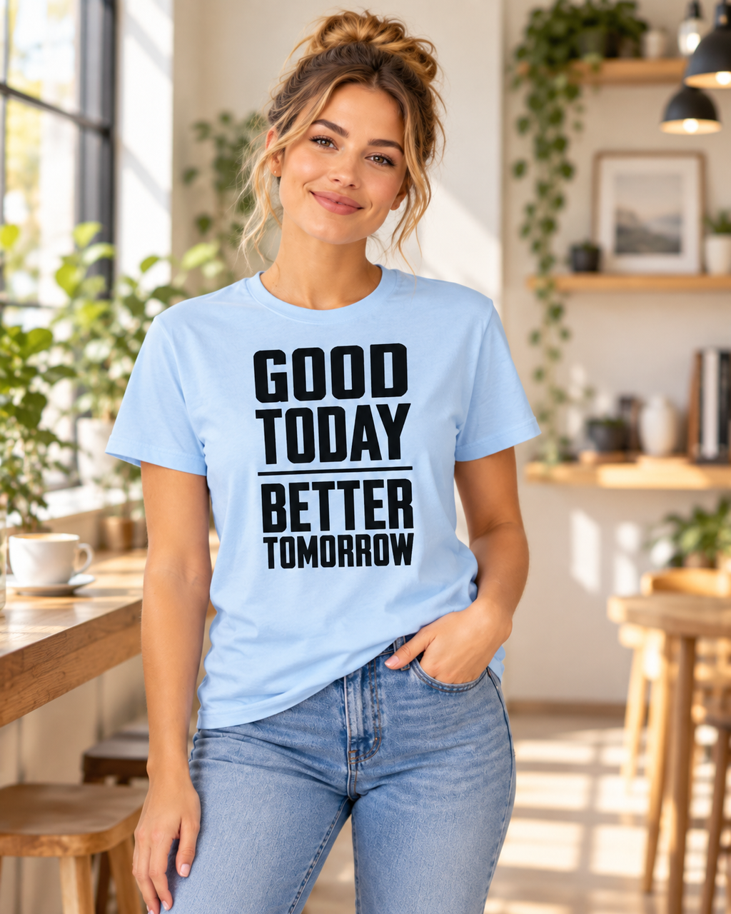 Good Today Better Tomorrow Motivational T-Shirt