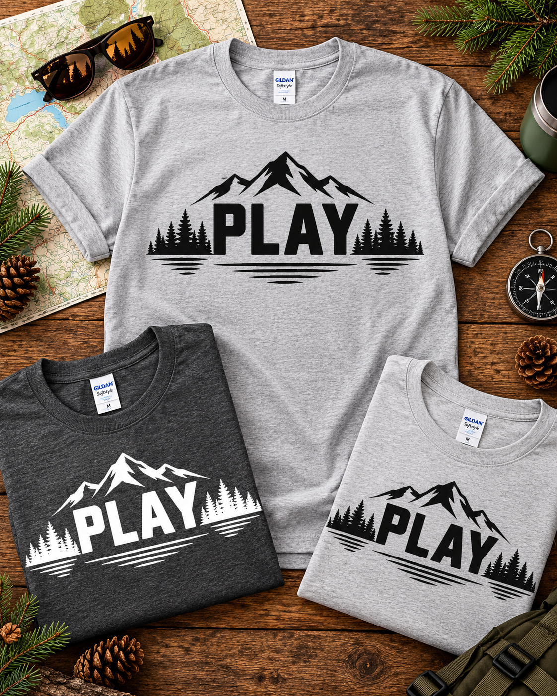 Play Mountain Outdoor Adventure T-Shirt