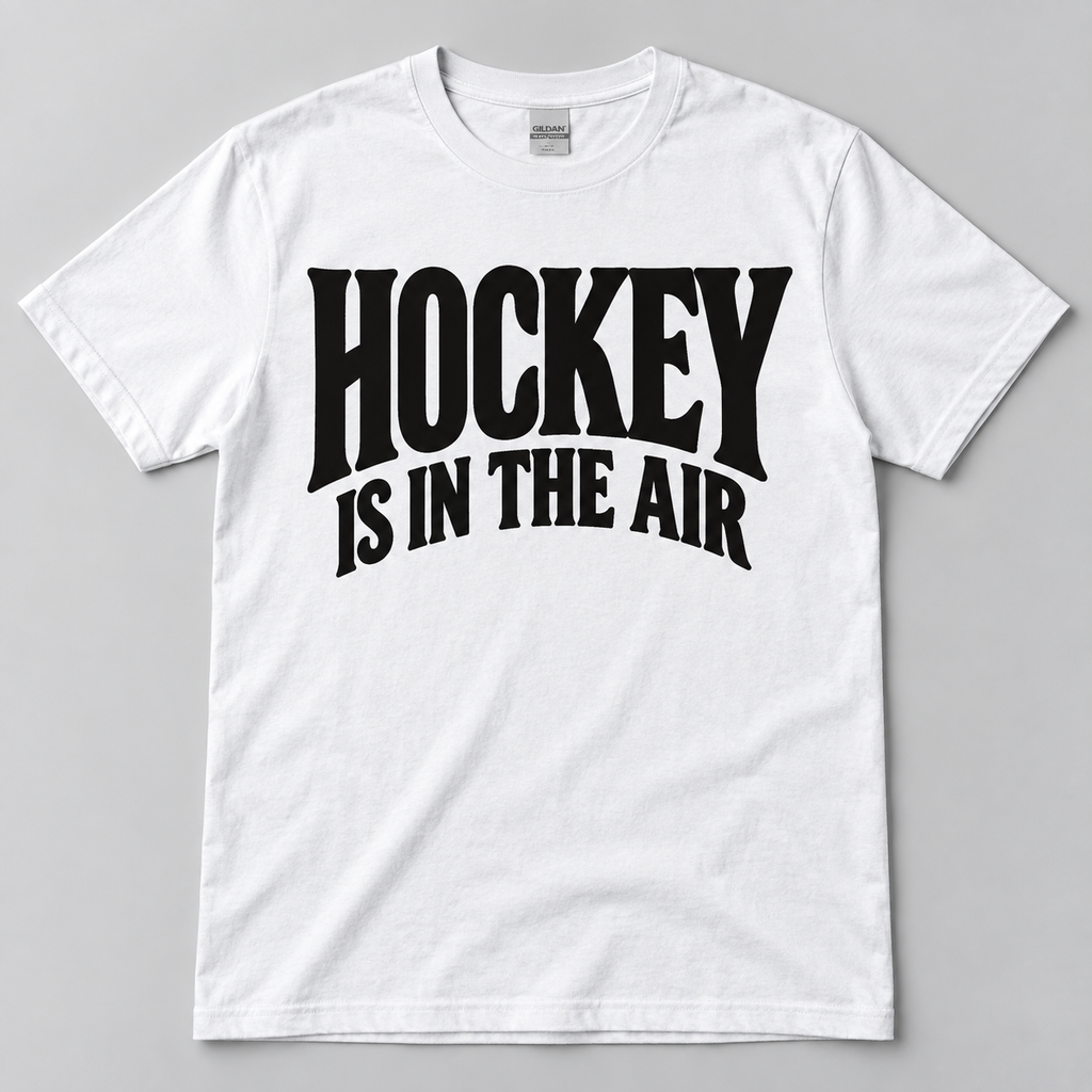 Hockey Is in the Air Unisex T-Shirt