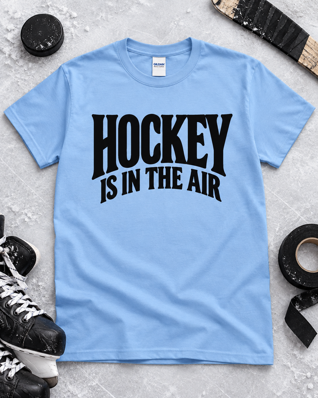 Hockey Is in the Air Unisex T-Shirt