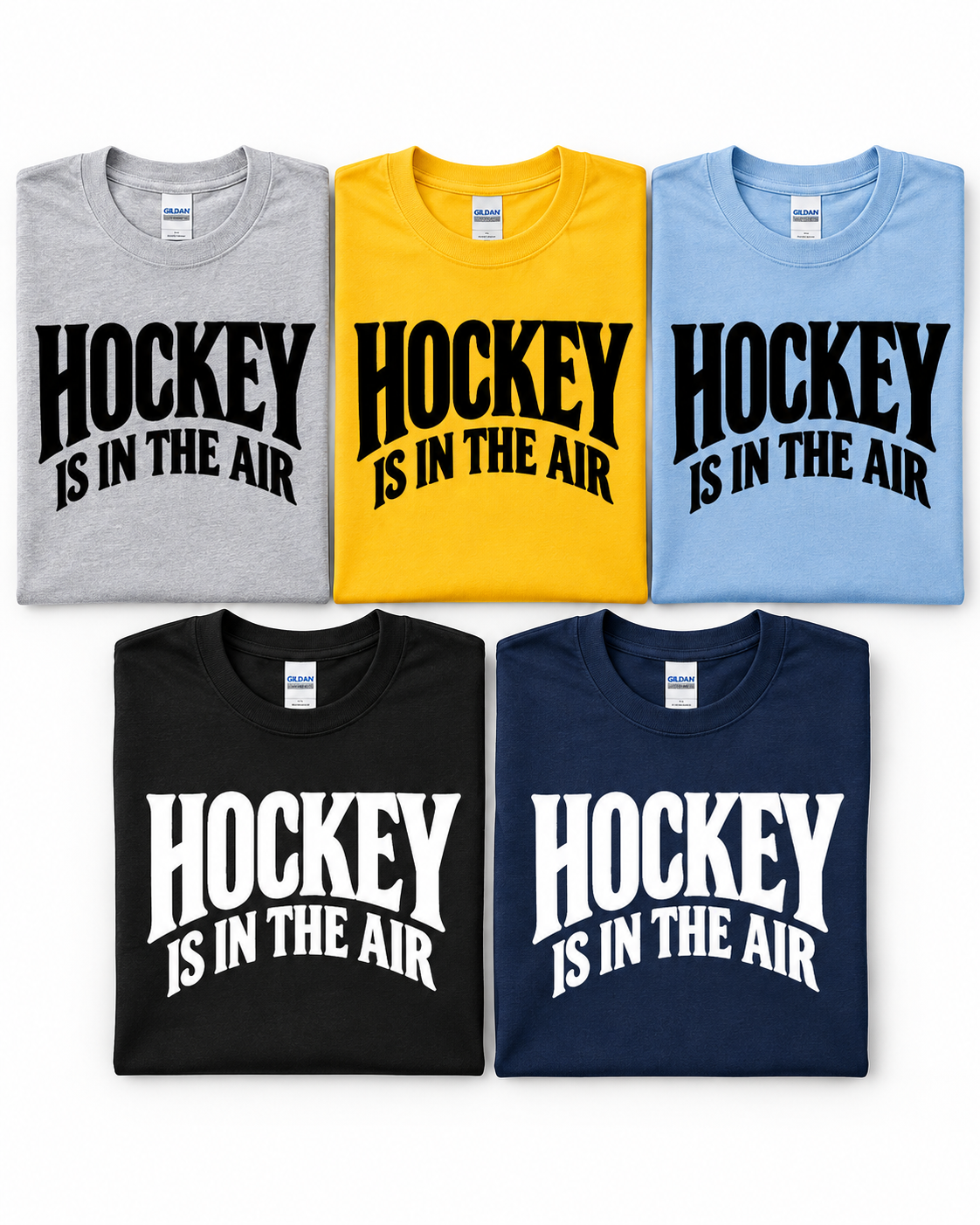 Hockey Is in the Air Unisex T-Shirt