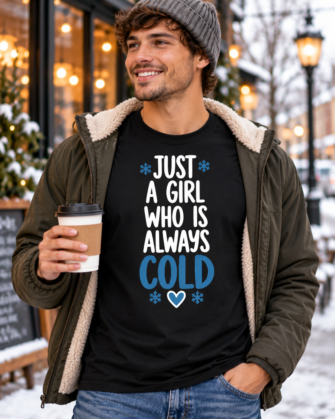 Just a Girl Who Is Always Cold T-Shirt