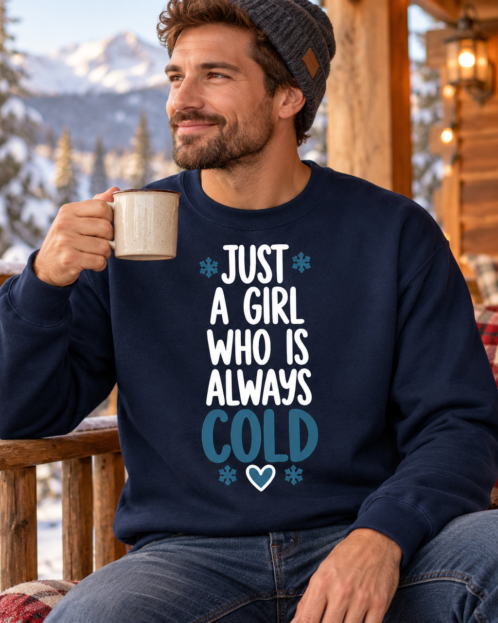 Just a Girl Who Is Always Cold Sweatshirt