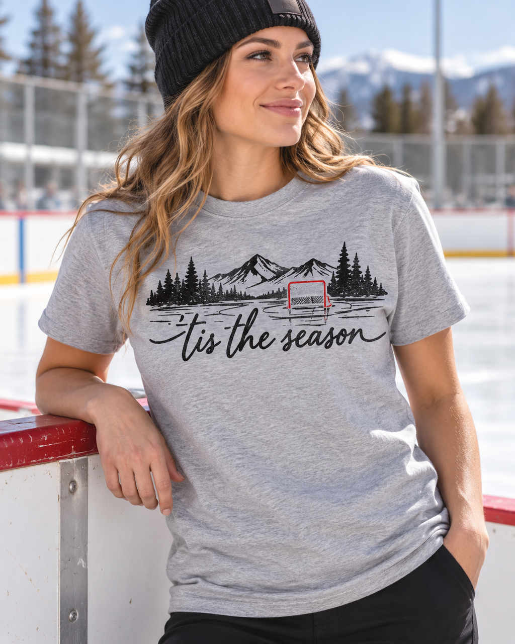 ’Tis the Season Pond Hockey T-Shirt