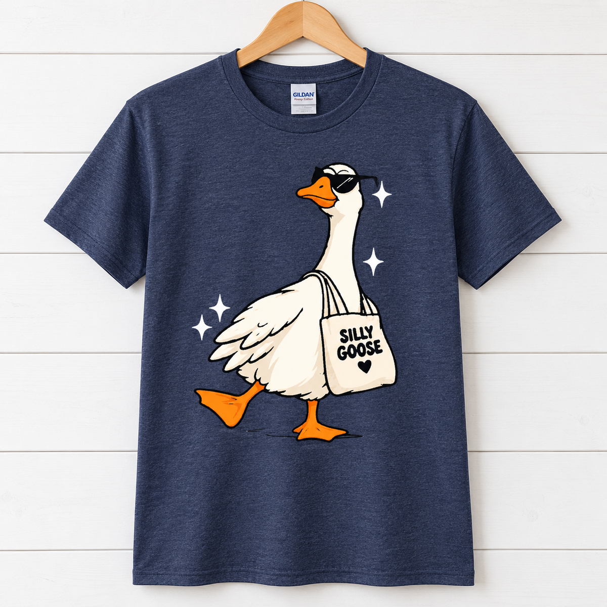 Silly Goose Tote Bag Graphic T-Shirt