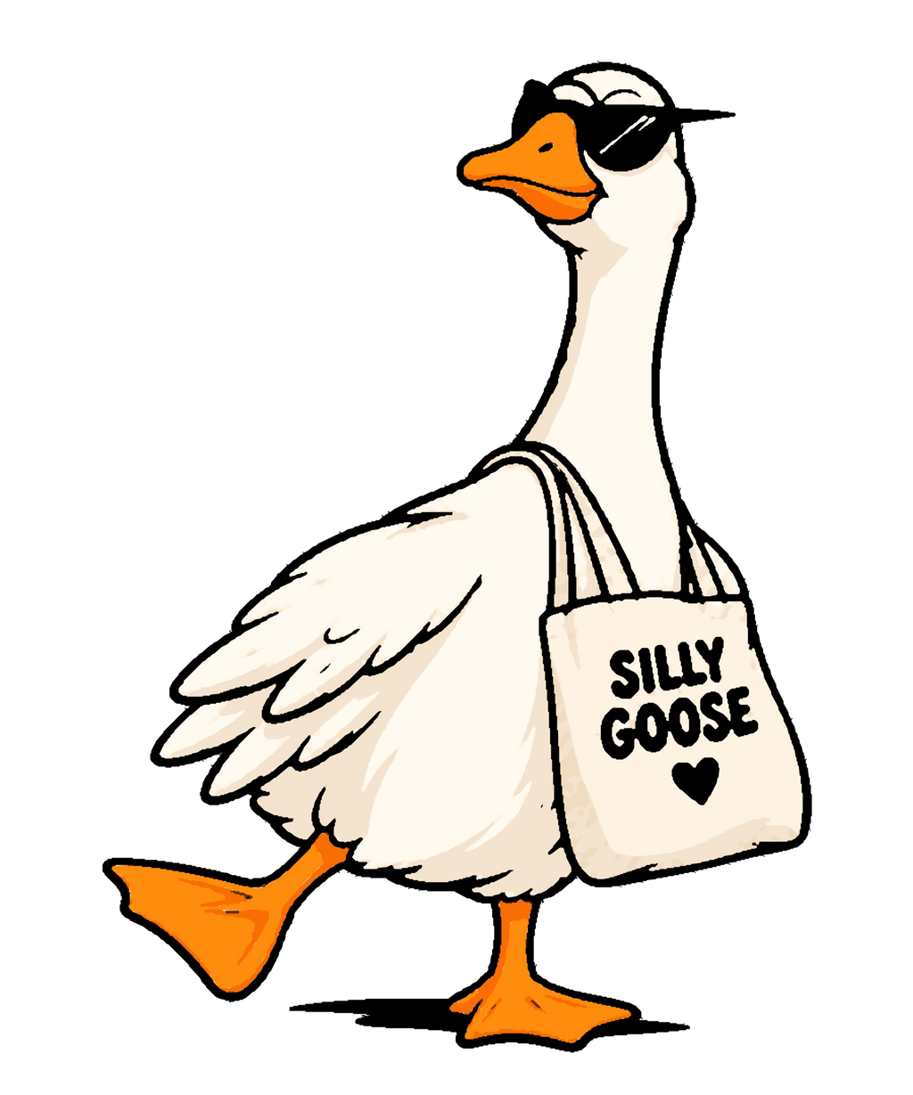 Silly Goose Tote Bag Crewneck Sweatshirt