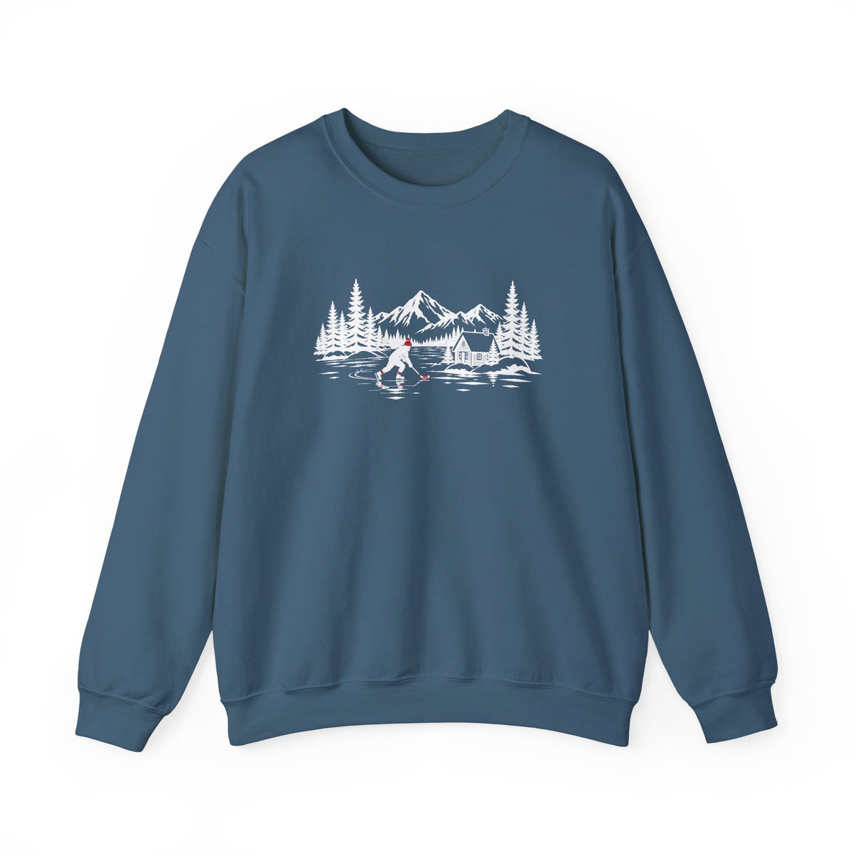 Pond Hockey Red Hat Sweatshirt