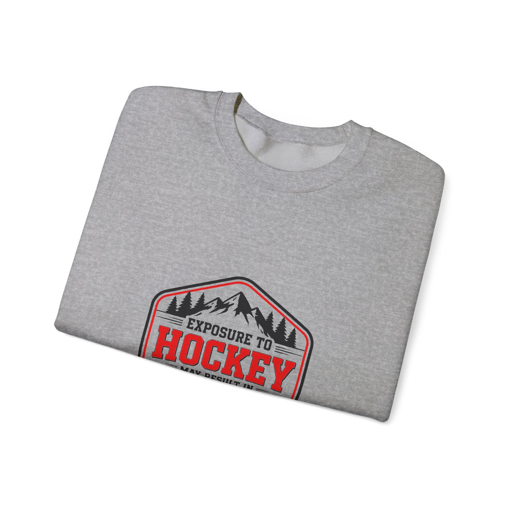 Hockey Happiness Crewneck Sweatshirt for Men