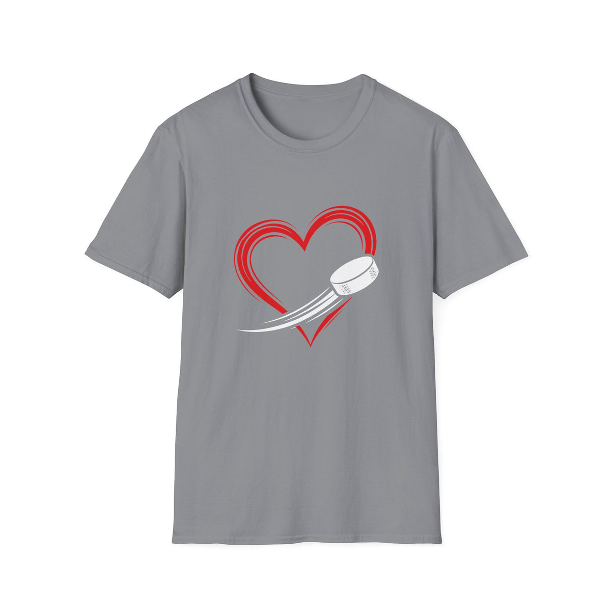 Heart Puck Hockey T-Shirt