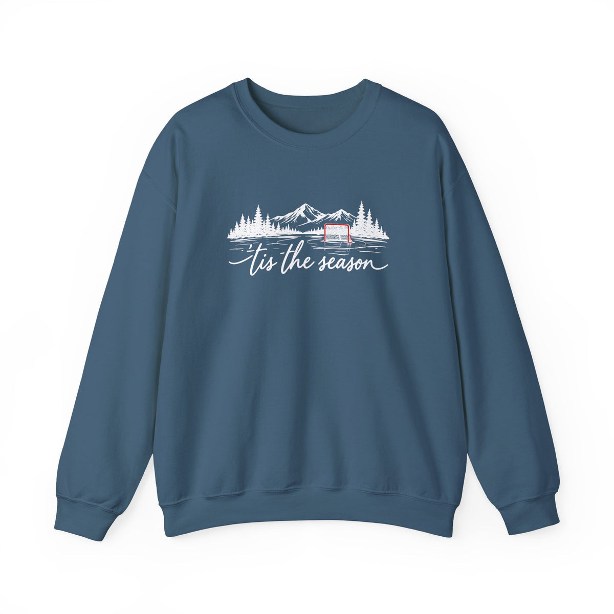 ’Tis the Season Pond Hockey Crewneck Sweatshirt