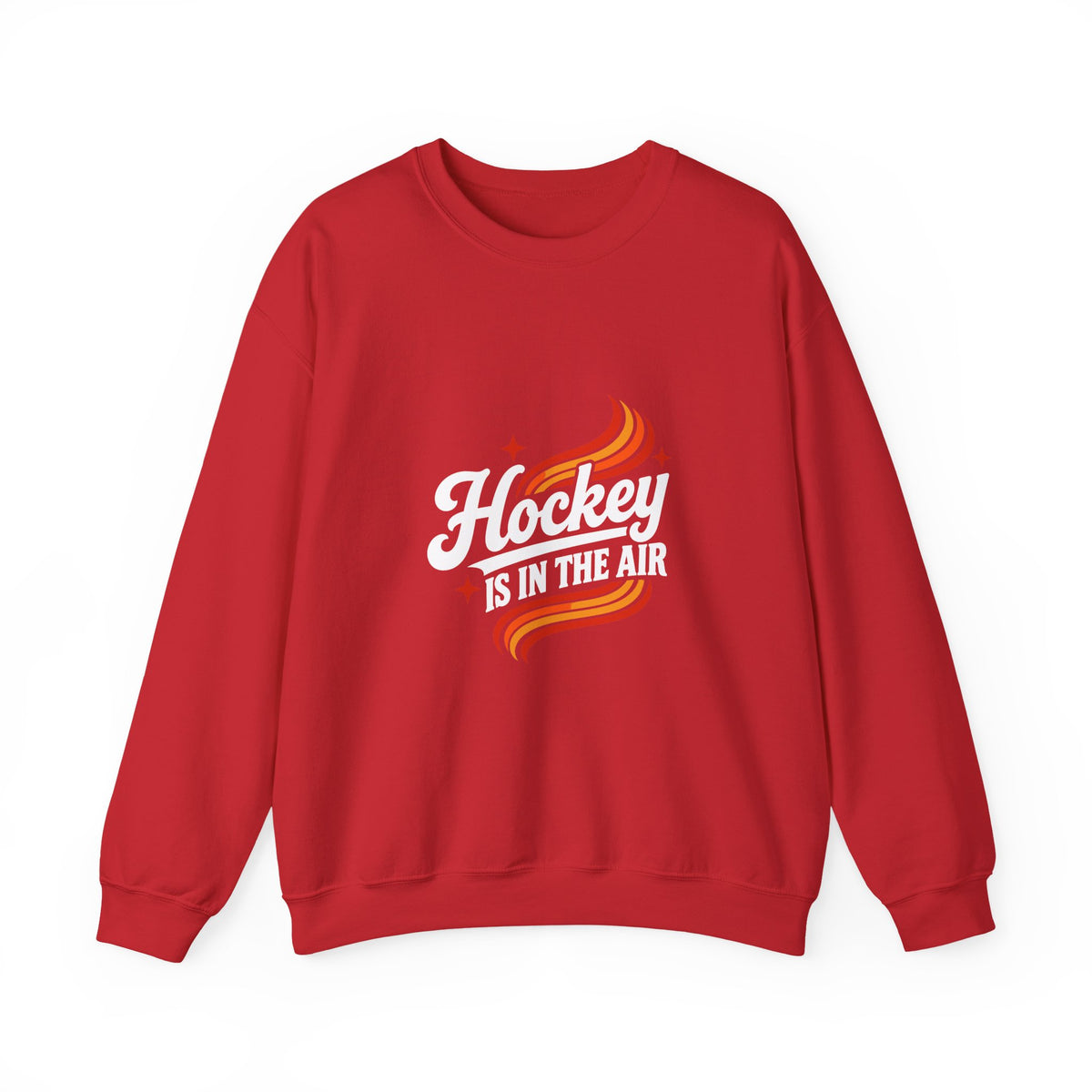 Hockey Is In The Air Retro Hockey Sweatshirt