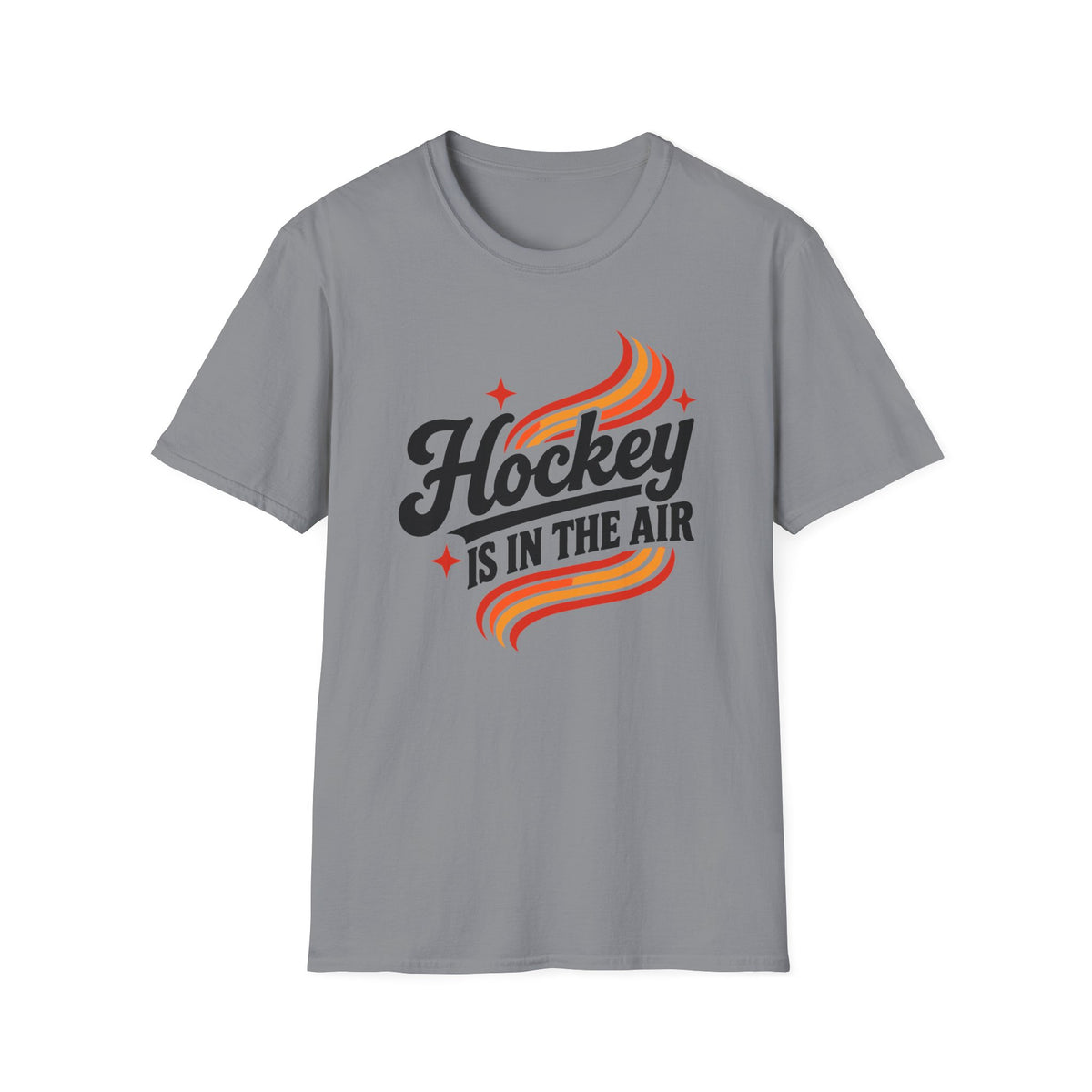 Hockey Is In The Air Retro Hockey T-Shirt