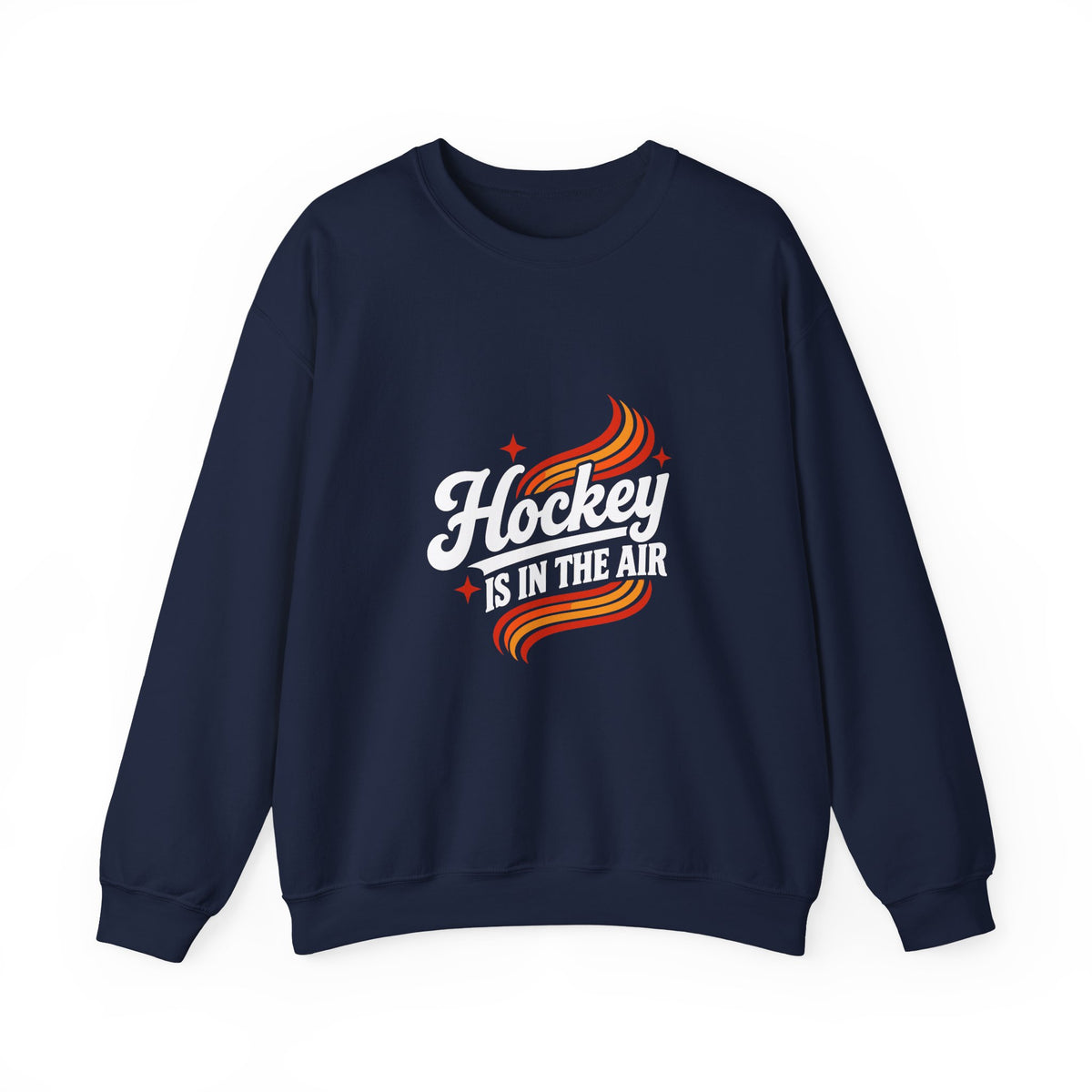 Hockey Is In The Air Retro Hockey Sweatshirt