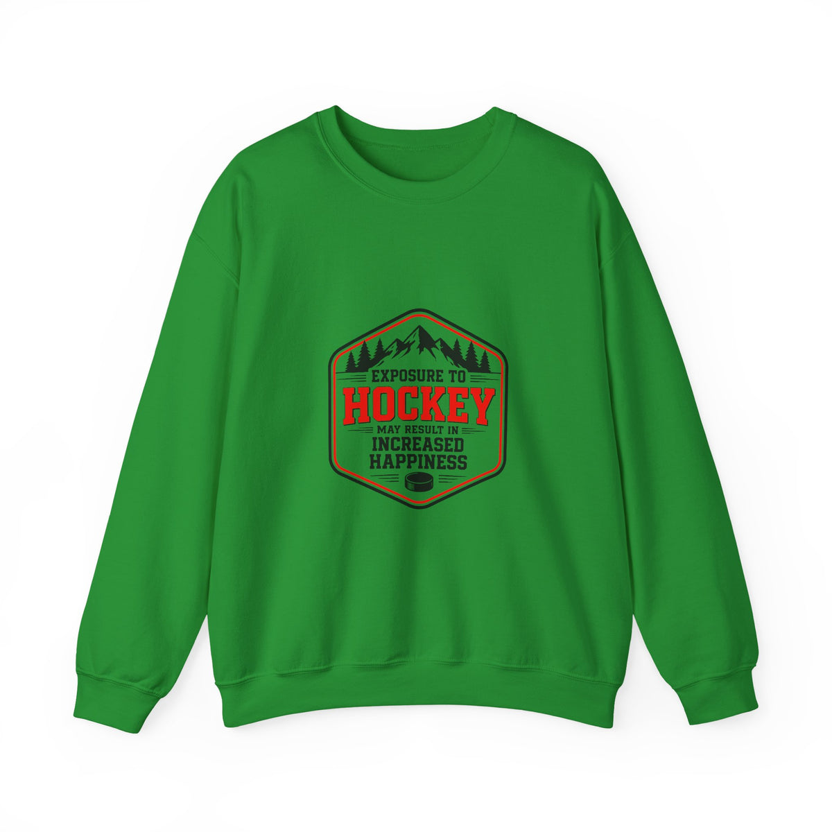 Hockey Happiness Crewneck Sweatshirt for Men