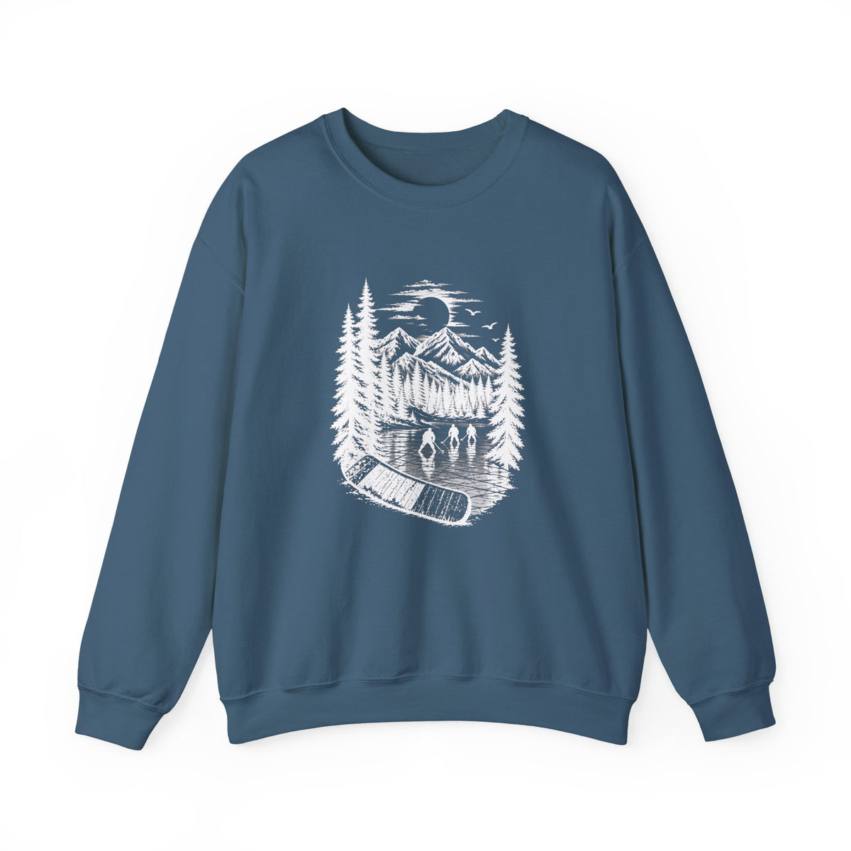 Stick Outdoors Pond Hockey Crewneck Sweatshirt